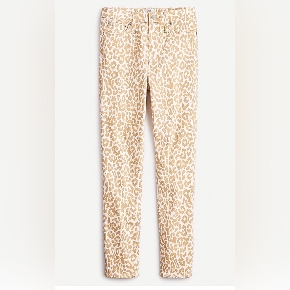 J Crew Leopard Print Jeans
